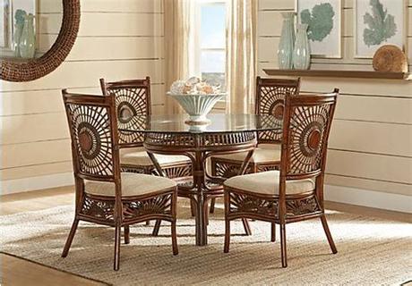 Rooms to go outdoor locations in boca raton, florida. picture of Island Sunrise Brown Rattan 5 Pc Dining Set ...