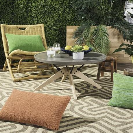 The patio furniture at the naples rooms to go outdoor showroom makes it easy to furnish a patio oasis of any size. VNN1026A Patio Tables - Furniture by Safavieh