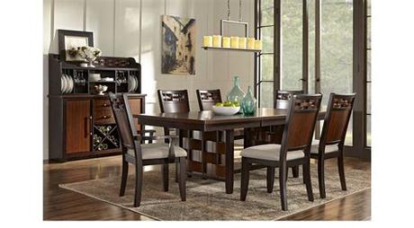 Find great deals and discounts on outdoor furniture including dining sets, seating sets, umbrellas, and more. Bedford Heights Cherry 7 Pc Dining Room - Rectangle ...