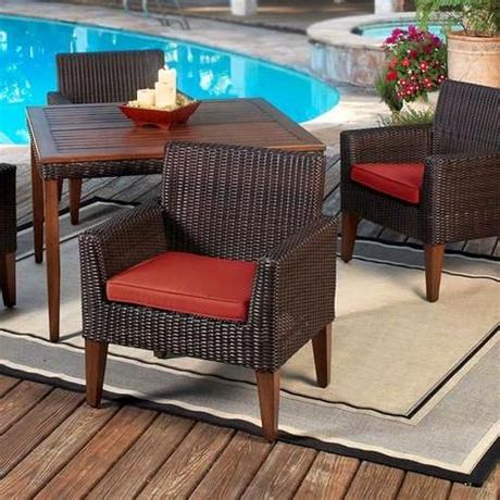 From single patio chairs, benches and tables to full patio furniture sets, sears has everything you need to relax and entertain outdoors from the comfort of your own home. Indio Dining Collection at Menards | Outdoor furniture ...