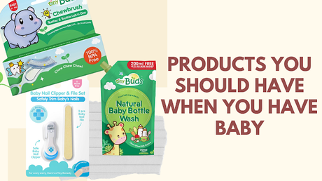 Mom 101: Perfect baby items I can't leave without from Tiny Buds