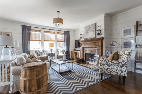 Grey Farmhouse Living Room Ideas