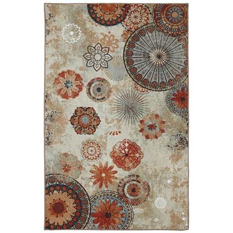 Enjoy free shipping & browse our great selection of rugs, kids the indoor and outdoor rug with a modern palm tree effect will work well when paired with furniture and. Shop Mohawk Home Alexa Medallion 8-ft x 10-ft Rectangular ...