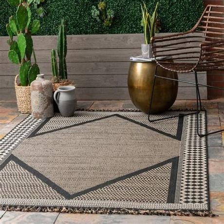 Simply put, outdoor rugs are rugs, mats or carpets made for outdoor use. nuLOOM 5 x 8 Gray Indoor/Outdoor Area Rug Lowes.com ...