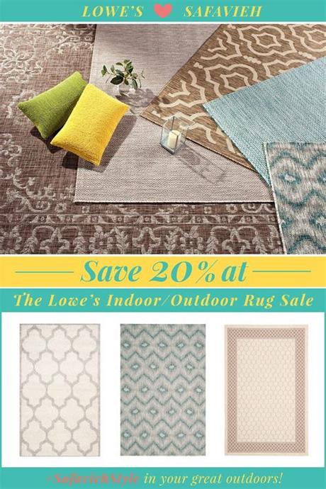 Find a great selection of outdoor rugs and carpets that can show your home's personality. Save 20% on Safavieh Indoor/Outdoor Rugs Now through May ...