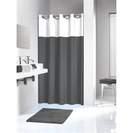 These long shower curtains provide extra privacy and coverage for bathrooms with taller bathtubs or shower units. Shop Sealskin Extra Long Hookless Shower Curtain 78 x 72 ...