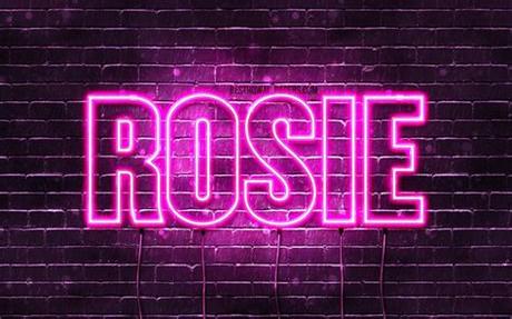 Download the perfect name pictures. Download wallpapers Rosie, 4k, wallpapers with names ...