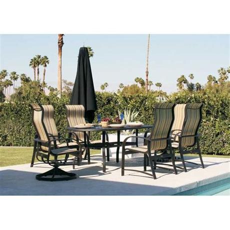 Discount outdoor patio furniture, riverside, california. Hermosa Sling Dining in Patio Furniture | Galaxy Home ...