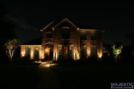 Comprehensive outdoor lighting ideas guide setting out the 15 types of outdoor lighting options you have. Fort Worth and Dallas, TX Home Exterior Lighting Gallery