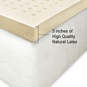 The best latex mattress topper doesn't always make your sleep conditions softer. Amazon.com: 100% Natural Latex Mattress Topper 3 inches ...