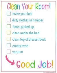 Here's how to get them to pitch in without here's how to get them to pitch in without putting up a fight. Kid S Bedroom Cleaning Checklist Free Printable Cleaning Checklist