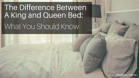 A king mattress is 76x80 and a queen mattress is 60x80, that may not seem such a big difference between them until you share your bed! The Difference Between A King and Queen Bed: What You ...