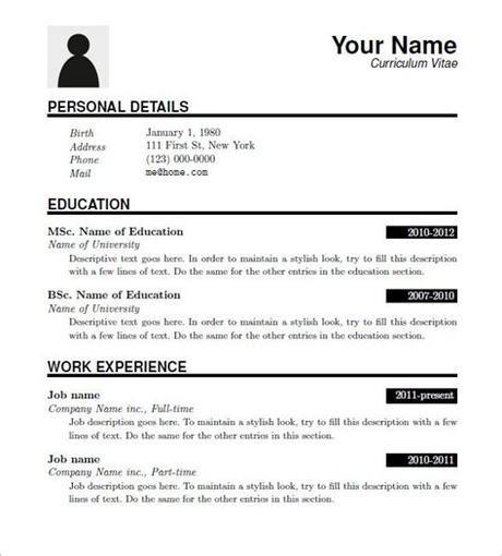 Crafted with great attention to details designed for easy readability and skimming 15+ Latex Resume Templates - PDF, DOC | Free & Premium ...