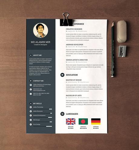 Attractive Resume Templates Free Download - task list ...