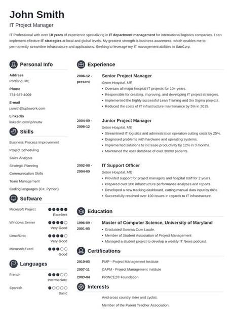 Clean, bold typography is a new trend for 2019. +20 Resume Templates Download Create Your Resume in 5 ...