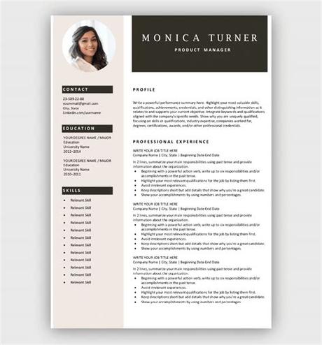 They are freely editable, useable and working for you; Free Resume Templates for Microsoft Word | Download Now