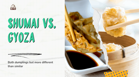 Shumai vs. gyoza | Both dumplings but more different than similar