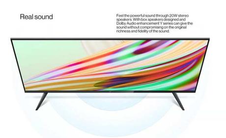 OnePlus TV 40Y1 Specifications revealed officially ahead of launch