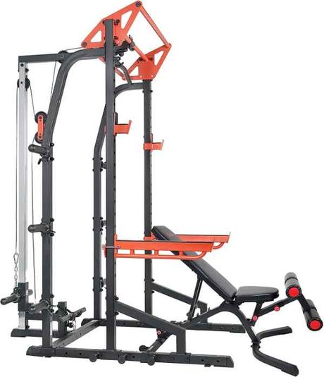 Sunny Health and Fitness Power Zone Half Rack Home Gym