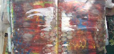 Arts and Wellness Café - Word for the Week - Profound.  Art Journal Page, Slow Stitching and More!