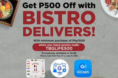 Bistro Delivers Now on GCash!