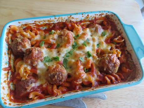 Dump & Bake Meatball Casserole (small batch)