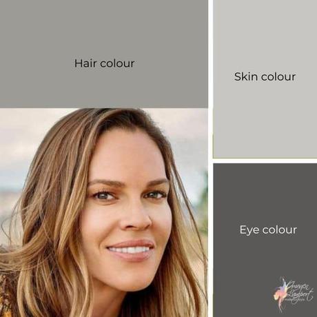 Value contrast of Hilary Swank - medium high
