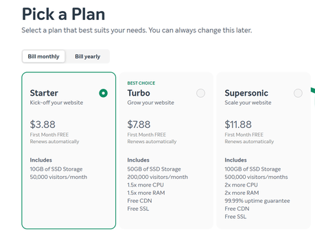 easywp monthly billing