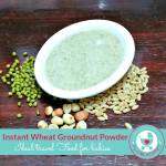 Groundnut Wheat Porridge Powder Recipe