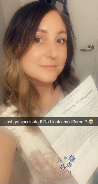 I got my first COVID-19 vaccine!