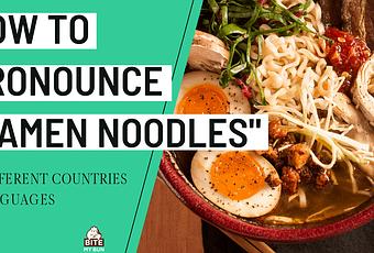 colección Elevado restante How to Pronounce “ramen Noodles” in Different Countries & Languages -  Paperblog