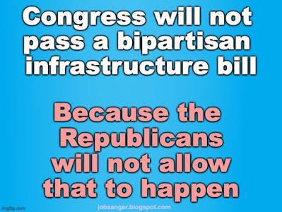 There Won't Be A Bipartisan Infrastructure Bill