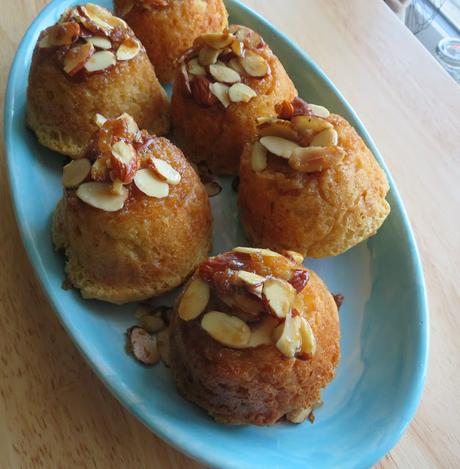 Sticky Almond Muffins