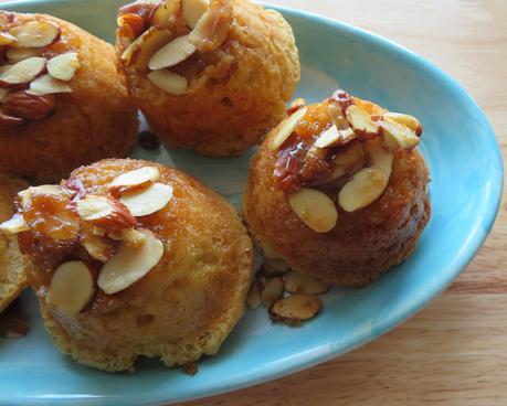 Sticky Almond Muffins