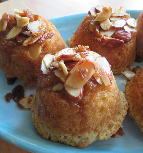 Sticky Almond Muffins