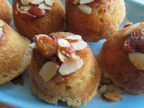 Sticky Almond Muffins