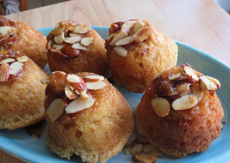 Sticky Almond Muffins