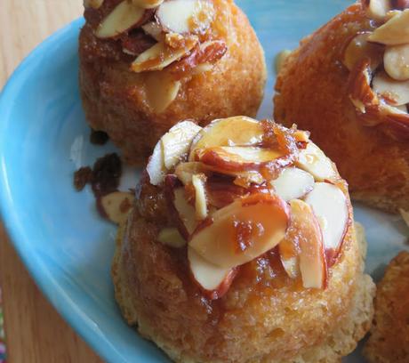 Sticky Almond Muffins