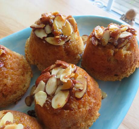 Sticky Almond Muffins