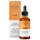 Vitamin C Serum for Face 20% with Hyaluronic Acid and Ferulic Acid, Anti Aging Collagen Booster, Natural Organic Skin Care for Acne Scars, Wrinkles, Fades Dark, Age Spot, Sun Damage