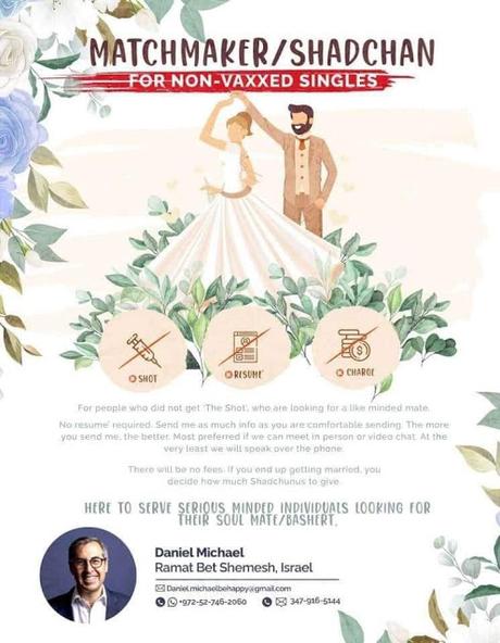 making it easy for anti-corona-vaxxers to marry