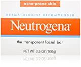 Neutrogena Transparent Facial Bars, Acne-Prone Skin Formula, 3.5 Ounce (Pack of 8)