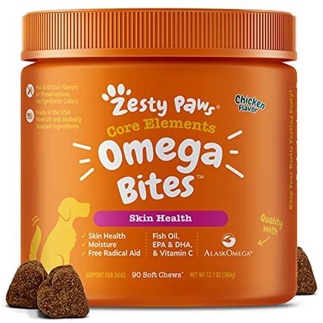 Zesty Paws Omega 3 Alaskan Fish Oil Chew...