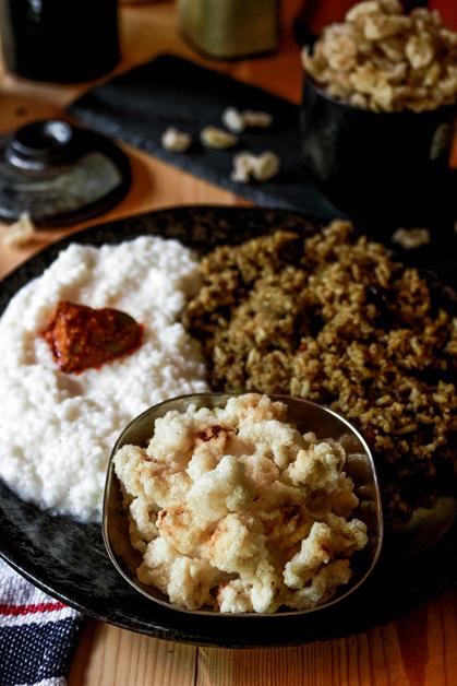 vengaya vadagam using left over rice recipe | leftover rice vadam recipe