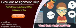 Visual Basic Assignment Assistance On All The Subjects Taught In Australian Universities