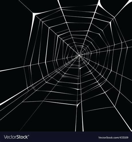 Thin line flat design, web development, seo concept banners. Spider web background Royalty Free Vector Image
