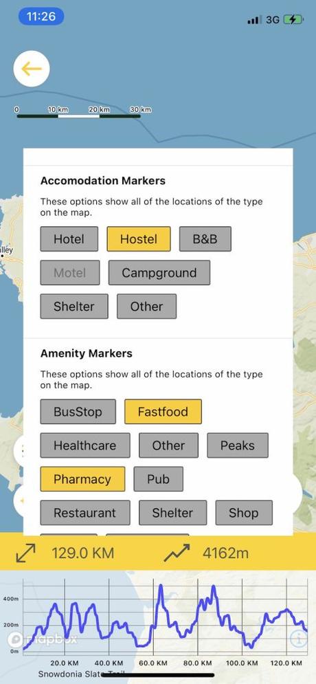 Show POIs on the Map on Hiiker Android and iOS apps