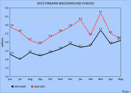 Gun Sales Have Risen Every Month Over Previous Year
