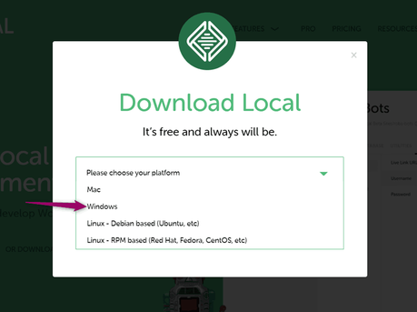 local by flywheel OS