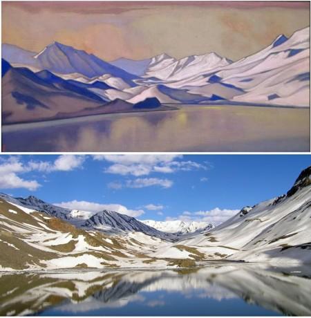 Places of Nicholas Roerich’s Paintings in the Himalayas